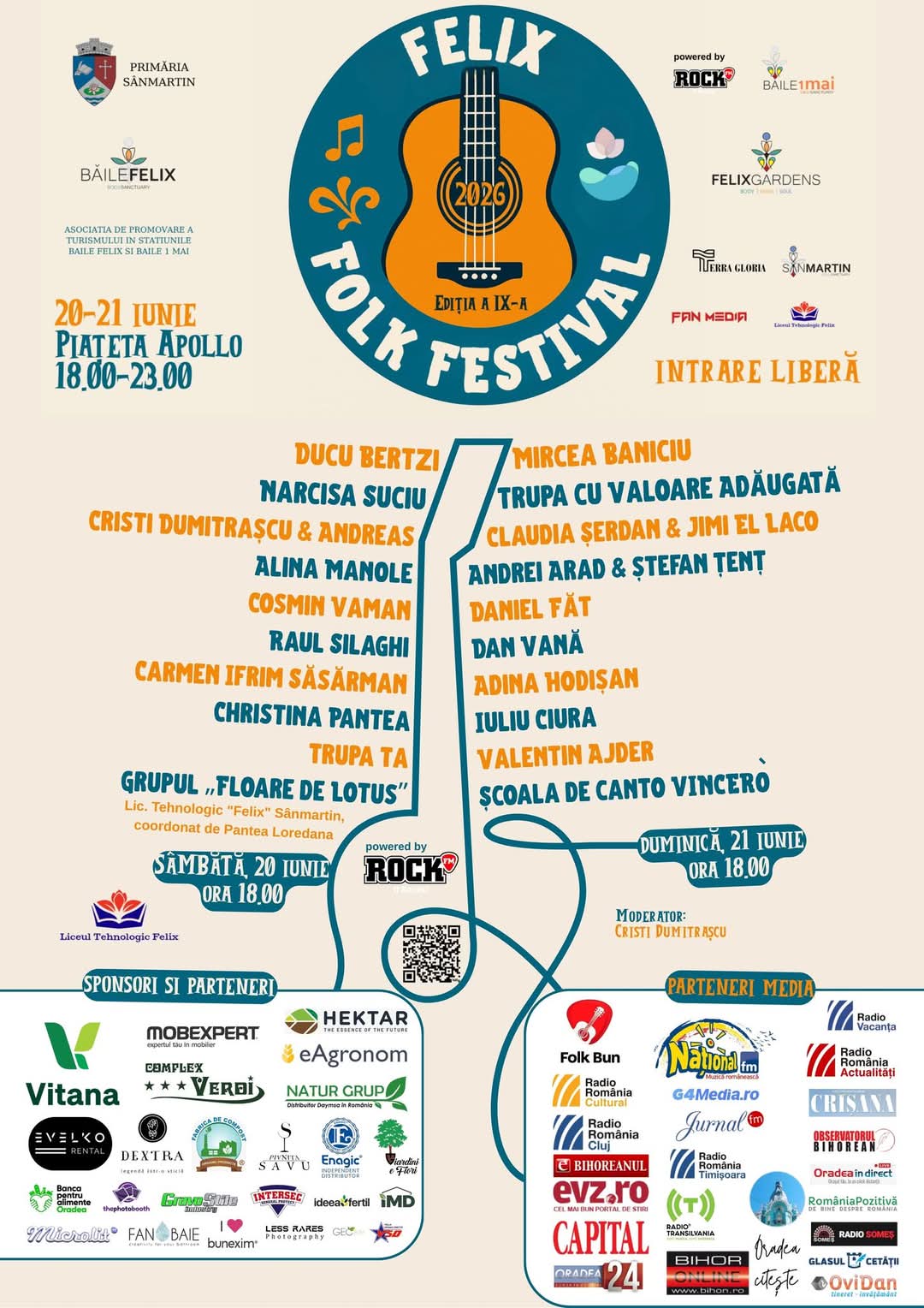 Felix Folk Festival revine la Băile Felix